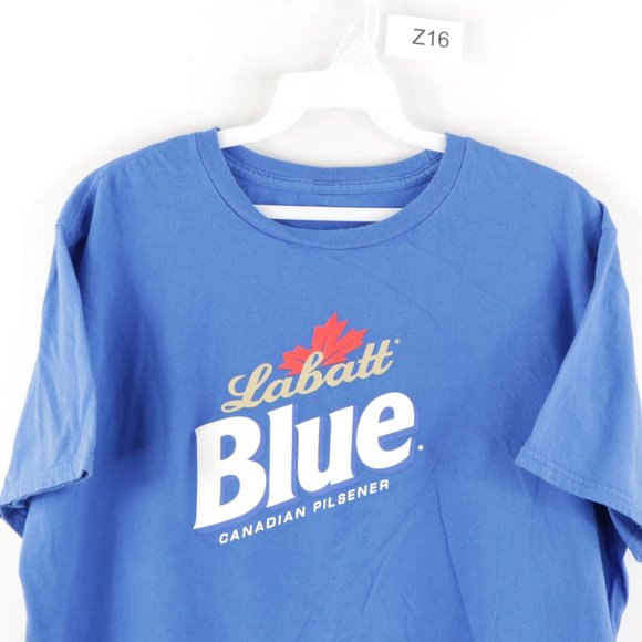 Vintage Labatt Blue Canadian Pilsener Beer Shirt - Picture 2 of 8